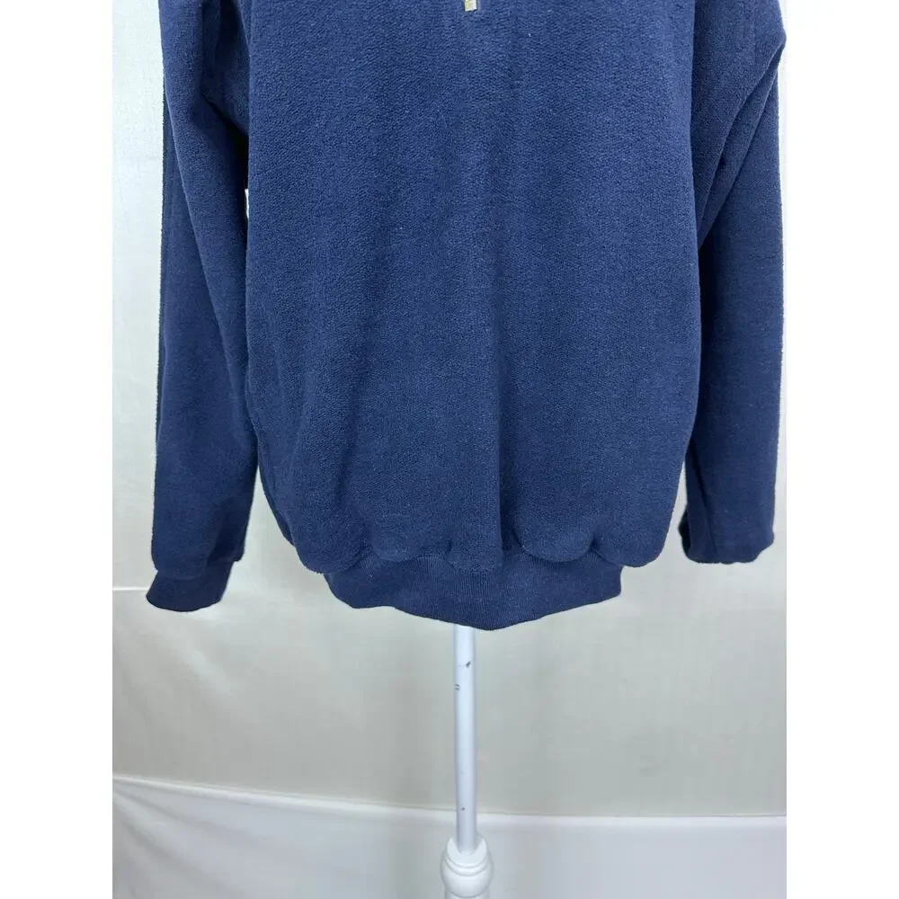 Straight Down Women's Navy Blue Pull Over Sweater Top Size Small